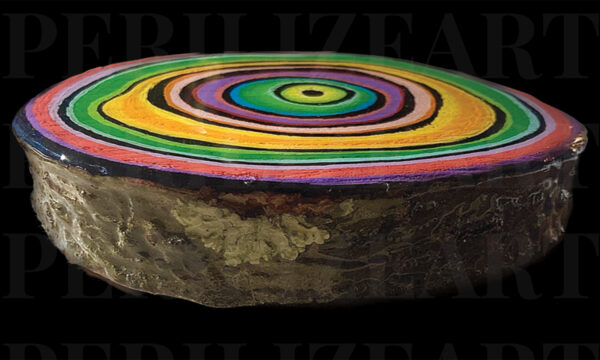 Rainbow Tree Stump